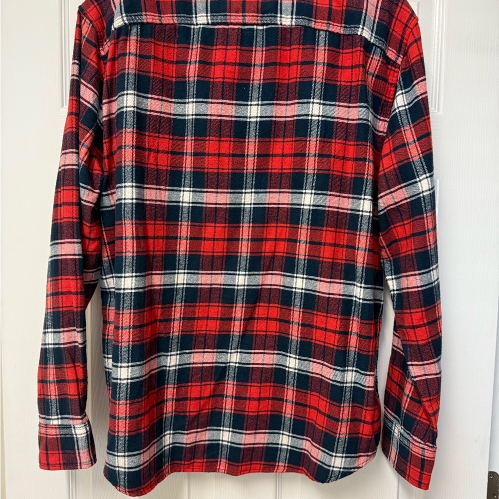 American Eagle Red and Black Plaid Flannel Men's Shirt Size XL - Picture 2 of 8
